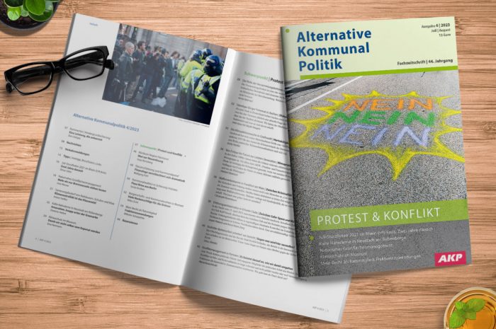 AKP 4/2023: Protest und Konflikt